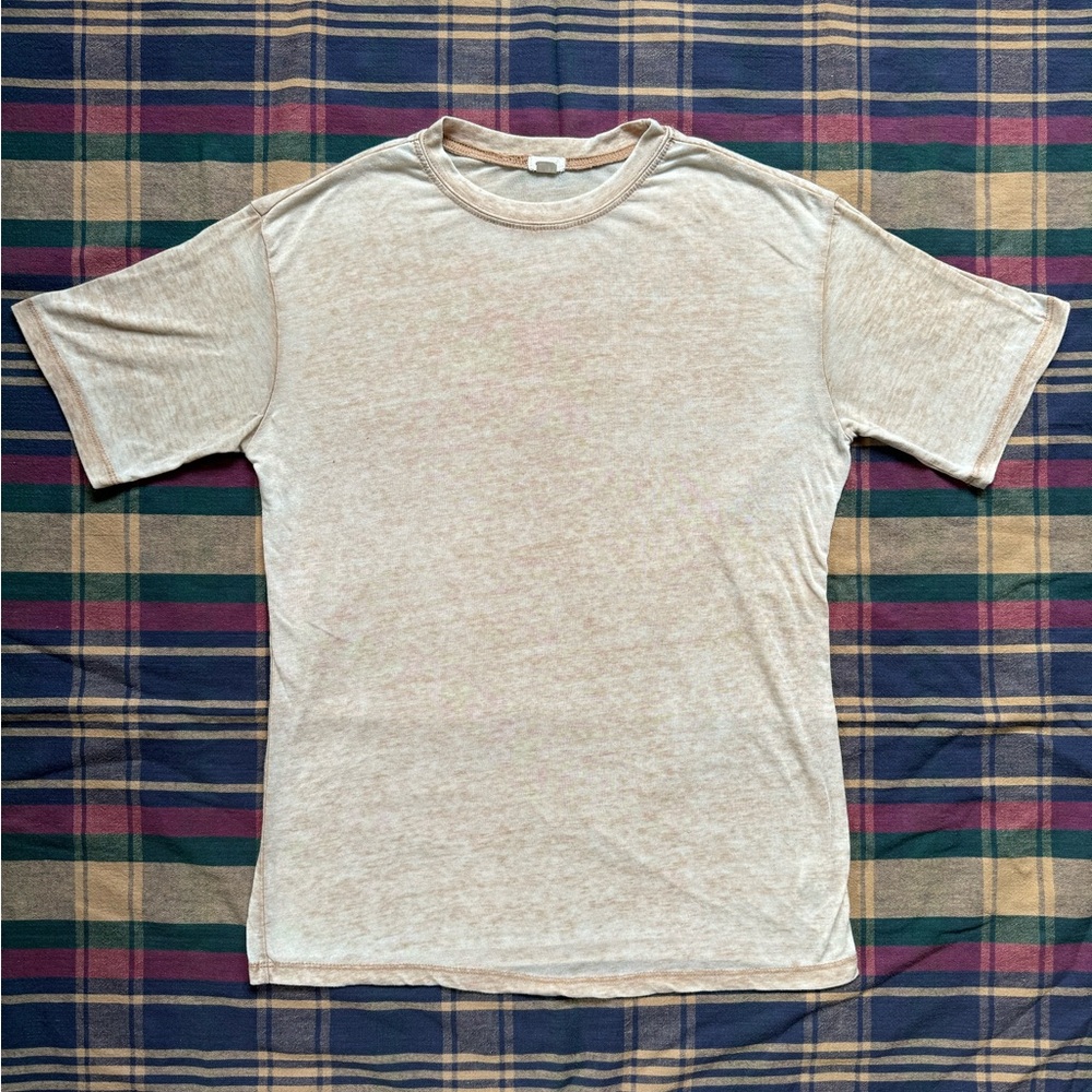 Garage Lightweight Tan Cream Top